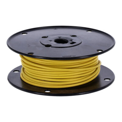 Wire on spool, 10 gauge. 100 ft. Yellow | Lieferumfang: Nur ein Teil des abgebildeten Artikels.