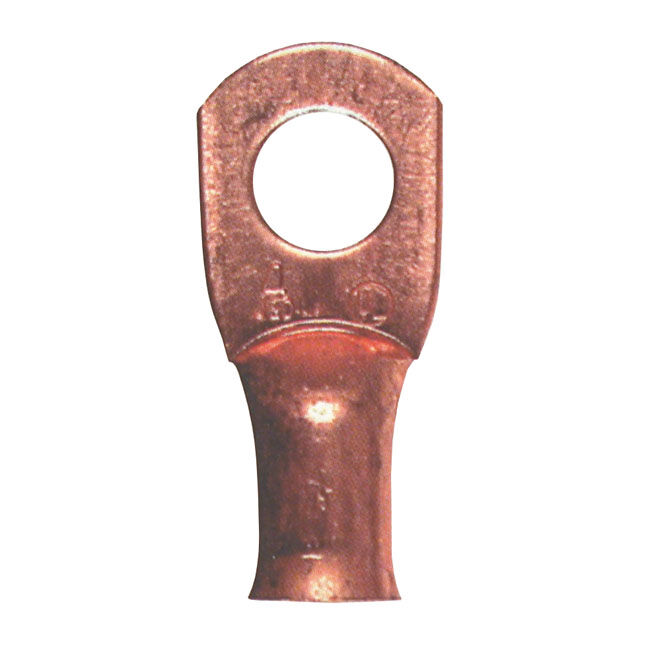 Standard Co., 4-gauge battery lugs. Seamless copper. 3/8"""" | Lieferumfang: Nur ein Teil des abgebildeten Artikels.