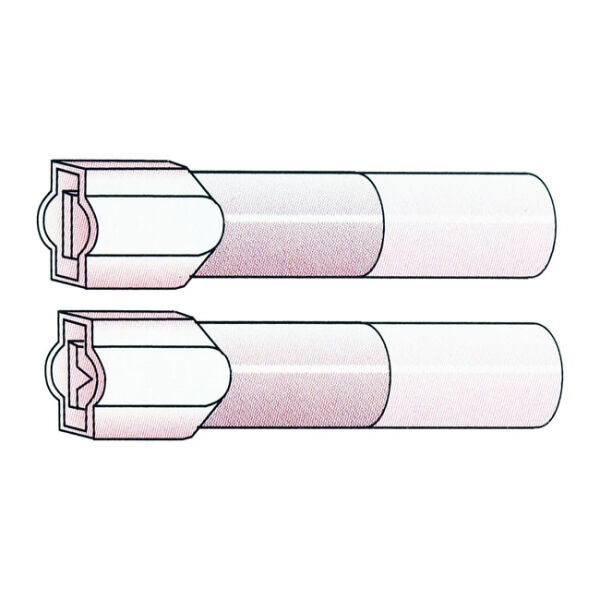 Connectors, Slide-On terminal, crimp/shrink. Red,...