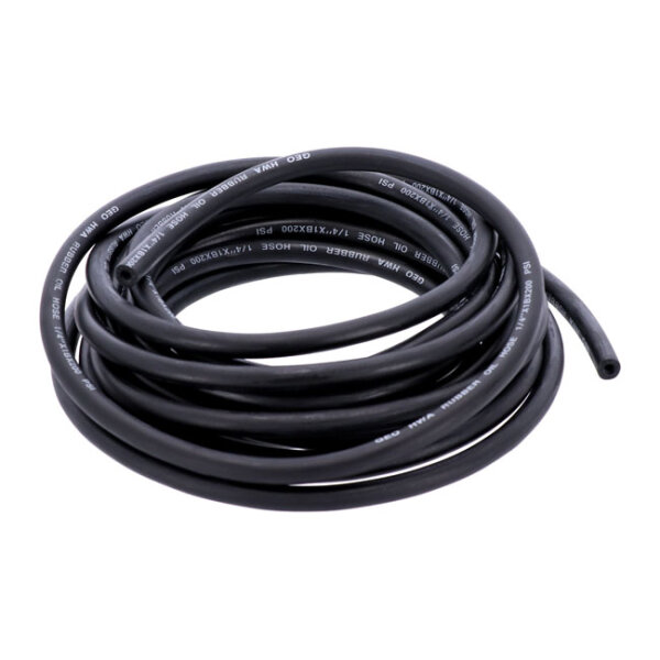 MCS, black neoprene fuel / oil line hose, 6mm (1/4"""") | Lieferumfang: Nur ein Teil des abgebildeten Artikels.