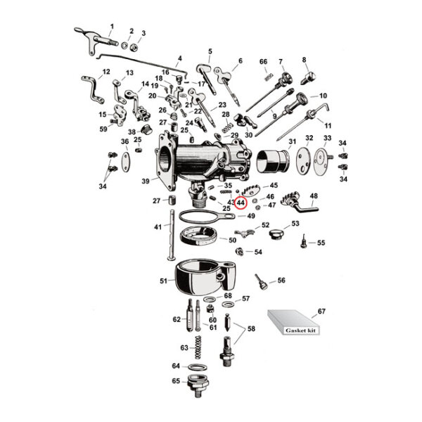 Friction ball, Linkert carburetors | Lieferumfang: Nur...