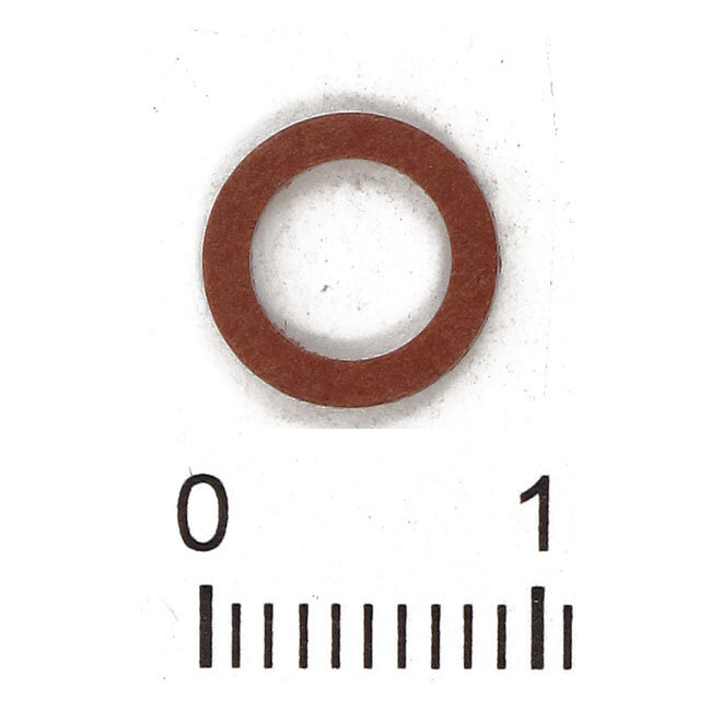 Fiber washer, float bowl drain screw Linkert | Lieferumfang: Nur ein Teil des abgebildeten Artikels.
