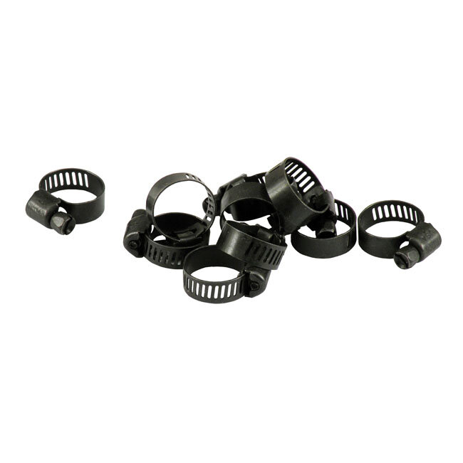 Jagg, 3/8"""" oil hose clamp, black | Lieferumfang: Nur ein Teil des abgebildeten Artikels.