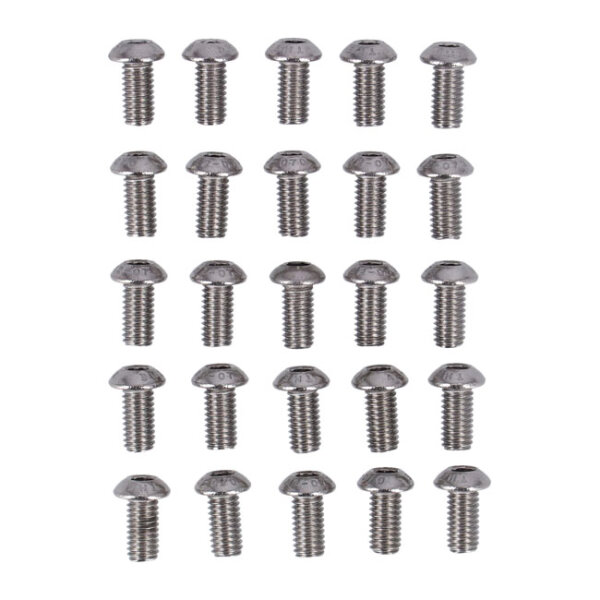 M5 x 8mm buttonhead bolt, stainless | Lieferumfang: Nur ein Teil des abgebildeten Artikels.