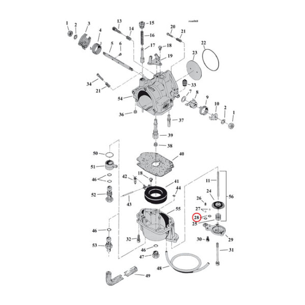 S&S, o-ring, acc. pump cap super E&G |...