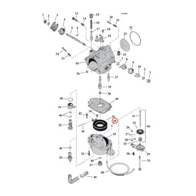 S&S, o-ring, ejector nozzle | Lieferumfang: Nur ein Teil des abgebildeten Artikels.