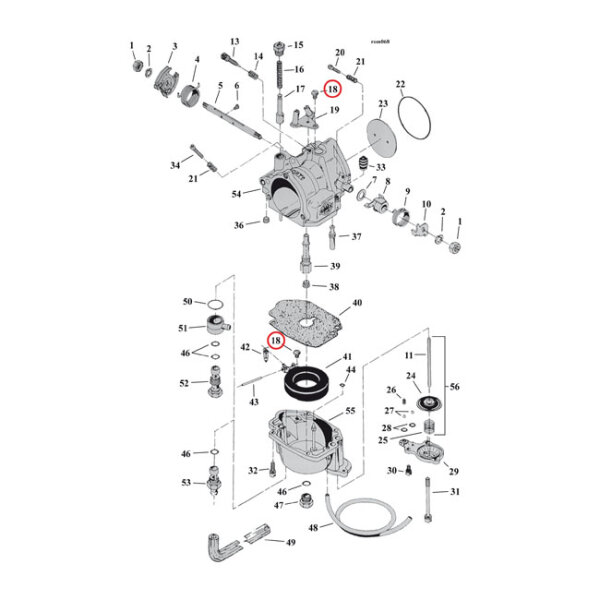 S&S, screw, cable clamp / float | Lieferumfang: Nur...