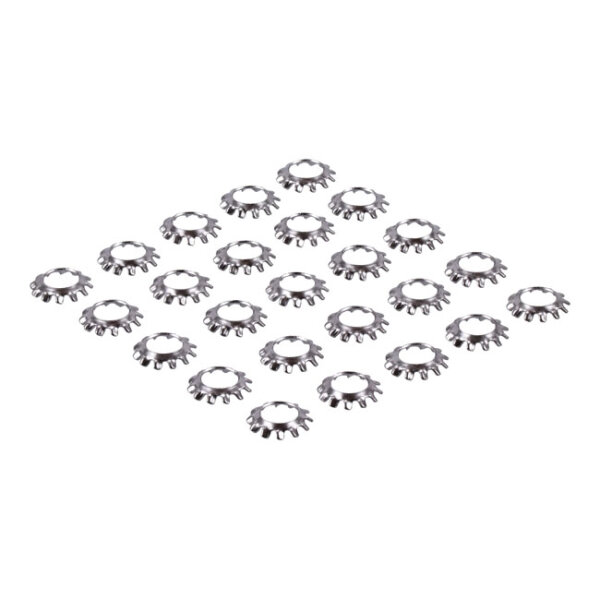 Ss ext. countersunk lockwasher, #8 - 25 pack | Lieferumfang: Nur ein Teil des abgebildeten Artikels.