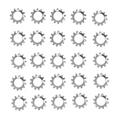 Ss ext. countersunk lockwasher, #8 - 25 pack | Lieferumfang: Nur ein Teil des abgebildeten Artikels.