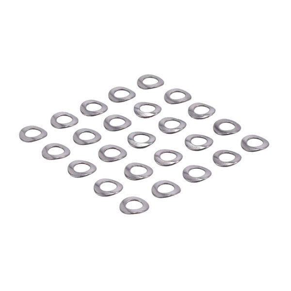 Stainless wave washers M5 - 25 pack | Lieferumfang: Nur ein Teil des abgebildeten Artikels.