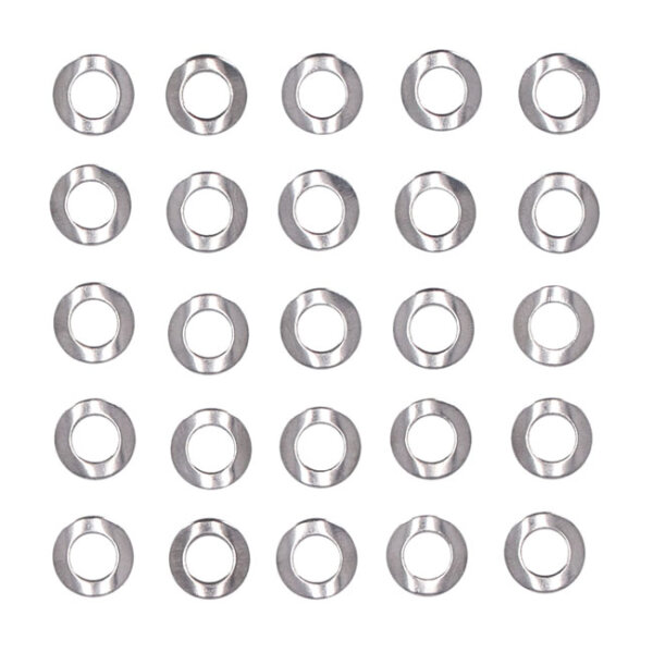 Stainless wave washers M5 - 25 pack | Lieferumfang: Nur ein Teil des abgebildeten Artikels.