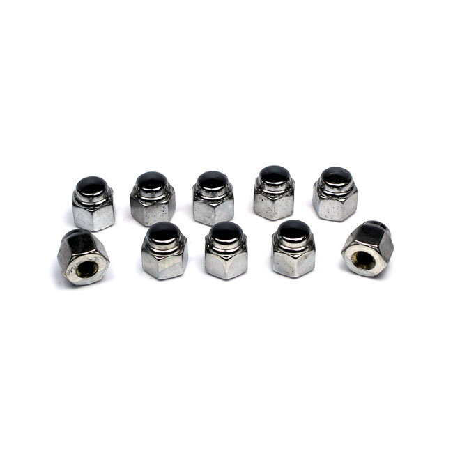 Colony, cap nuts 10-24 chrome plated | Lieferumfang: Nur ein Teil des abgebildeten Artikels.