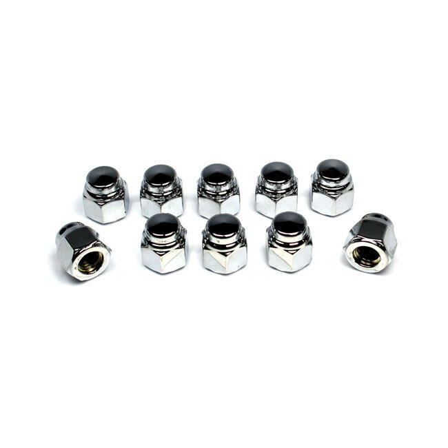 Colony, cap nuts 5/16-18 chrome plated | Lieferumfang: Nur ein Teil des abgebildeten Artikels.