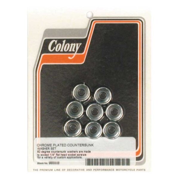 Colony countersunk flatwashers...