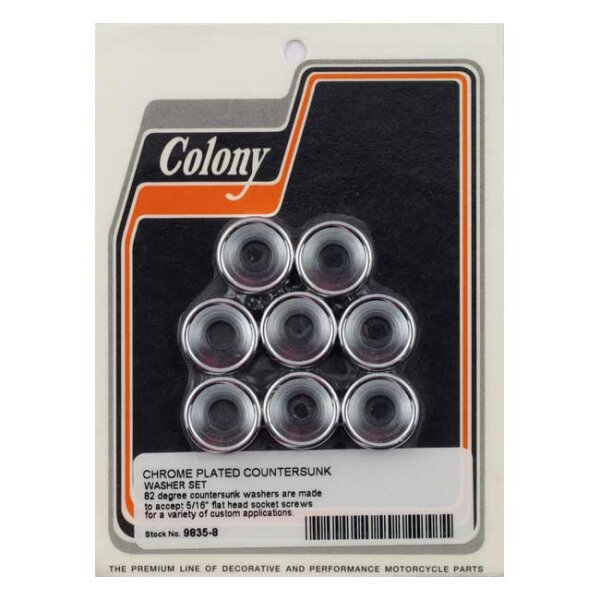 Colony countersunk flatwashers...
