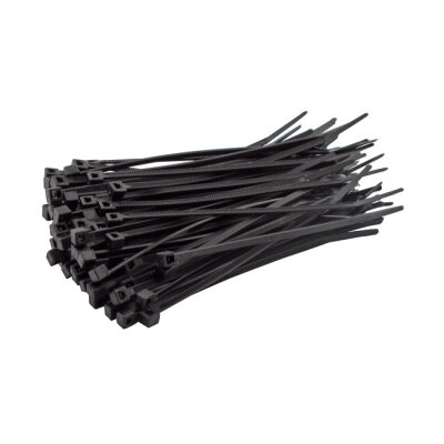MCS, cable straps. 4"""" (10cm). Black | Lieferumfang: Nur ein Teil des abgebildeten Artikels.