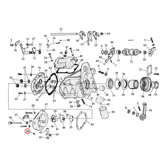 Cometic. O-ring clutch cable | Lieferumfang: Nur ein Teil des abgebildeten Artikels.