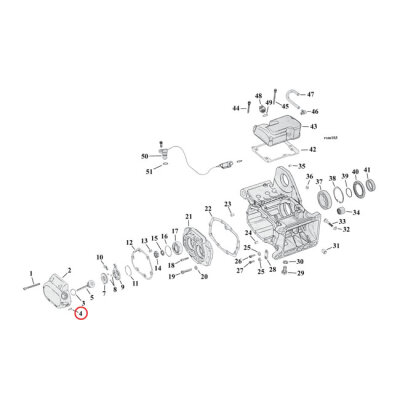 Cometic. O-ring clutch cable | Lieferumfang: Nur ein Teil des abgebildeten Artikels.