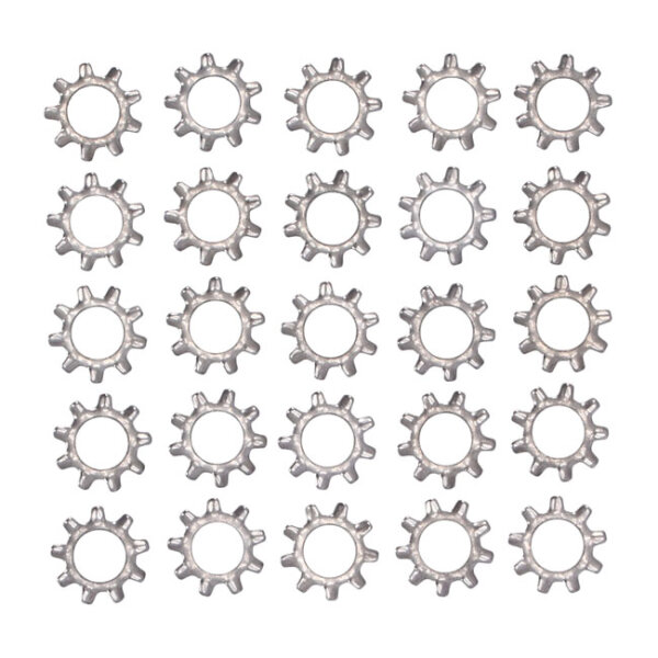 Ss ext. lockwasher, #4 - 25 pack | Lieferumfang: Nur ein Teil des abgebildeten Artikels.