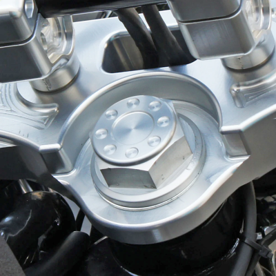 JM Steering Stem Nut Clear FXD06-17 (FR)