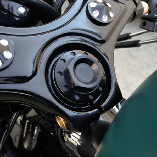 JM Steering Stem Nut Black XL87-22 (FR)