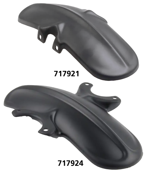 Front Fender Old School Raw FLSL18-21 (FR)