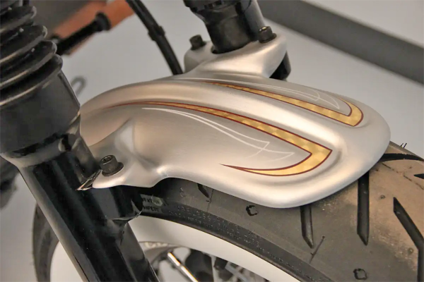Front Fender Old School Raw XL1200X04-22 (FR)