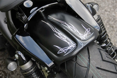 Rear Fender Old School Raw XL04-22 (FR)