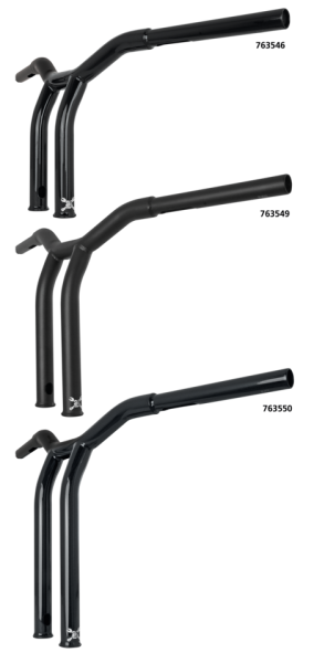 Burly Dominator 12" Chrome FLH/T23.5-Up (IT)