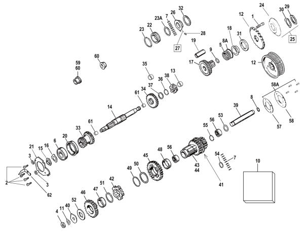 Koyo Needle Bearing Mainshaft BT82-86 (FR)