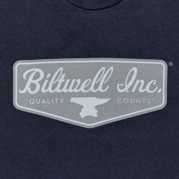 Biltwell Grey shield t-shirt black Size L