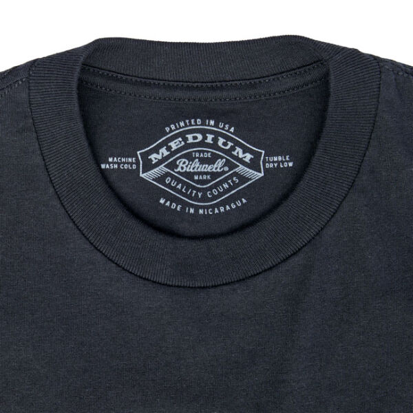 Biltwell Grey shield t-shirt black Size L