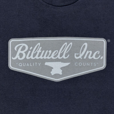 Biltwell Grey shield t-shirt black Size L