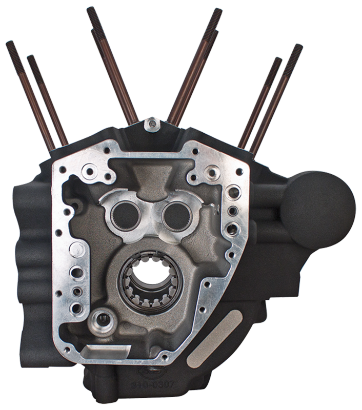 S&S Crankcase 4-3/8" Silver TCA06-17 (FR)