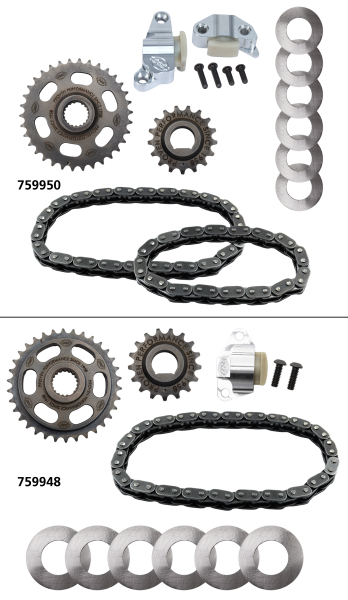 S&S Camshaft Chain Kit + Tens. TC07-17 (FR)