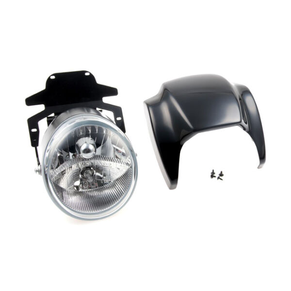 Cult-Werk, LED headlamp kit. Night Rod style. Gloss black