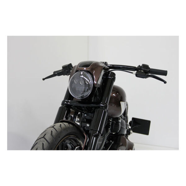 Cult-Werk, LED headlamp kit. Night Rod style. Gloss black