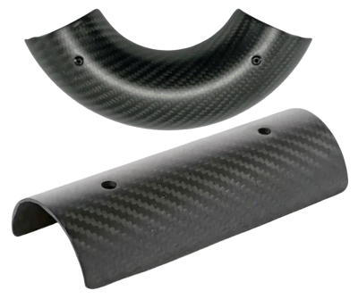 Carbon Heat Shield 3" Radius (IT)