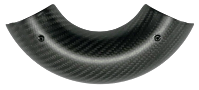 Carbon Heat Shield 3" Radius (ES)