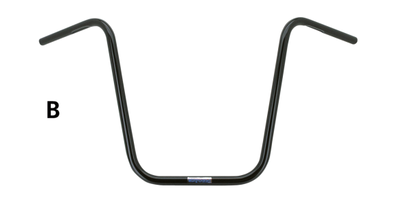 Apehanger "X-High" H=460mm  82-up Black (FR)