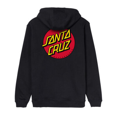 Santa Cruz Dot Chest hoodie black Size M