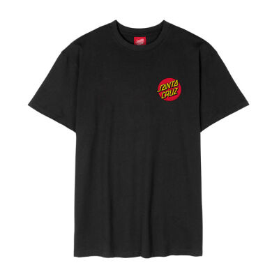 Santa Cruz Dot Chest t-shirt black Size M
