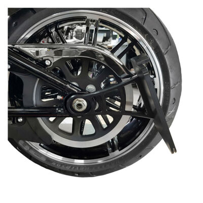 HeinzBikes, side mount license plate bracket. Black