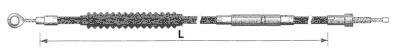 Karbon Fiber clutch cable XL86 L=52" (GB)