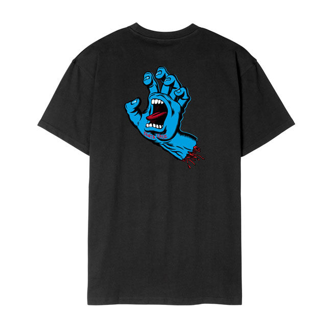 Santa Cruz Screaming Hand Chest t-shirt black Size XL