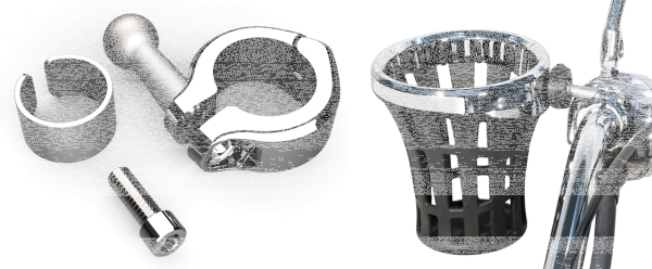 Big Ass Drink Holder Chrome 7/8-1" Clamp (IT)