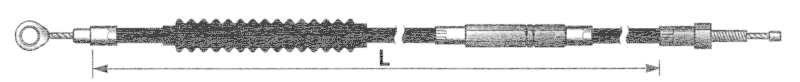 Clutch cable stealth FXDL14-17 Std. (GB)