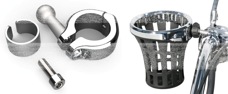Big Ass Drink Holder Chrome 7/8-1" Clamp (ES)