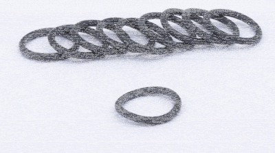 GZP 10pck O-ring, footpeg Medium (DE)