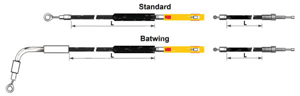 Clutch cable black FLHTK21-24 Std. (DE)